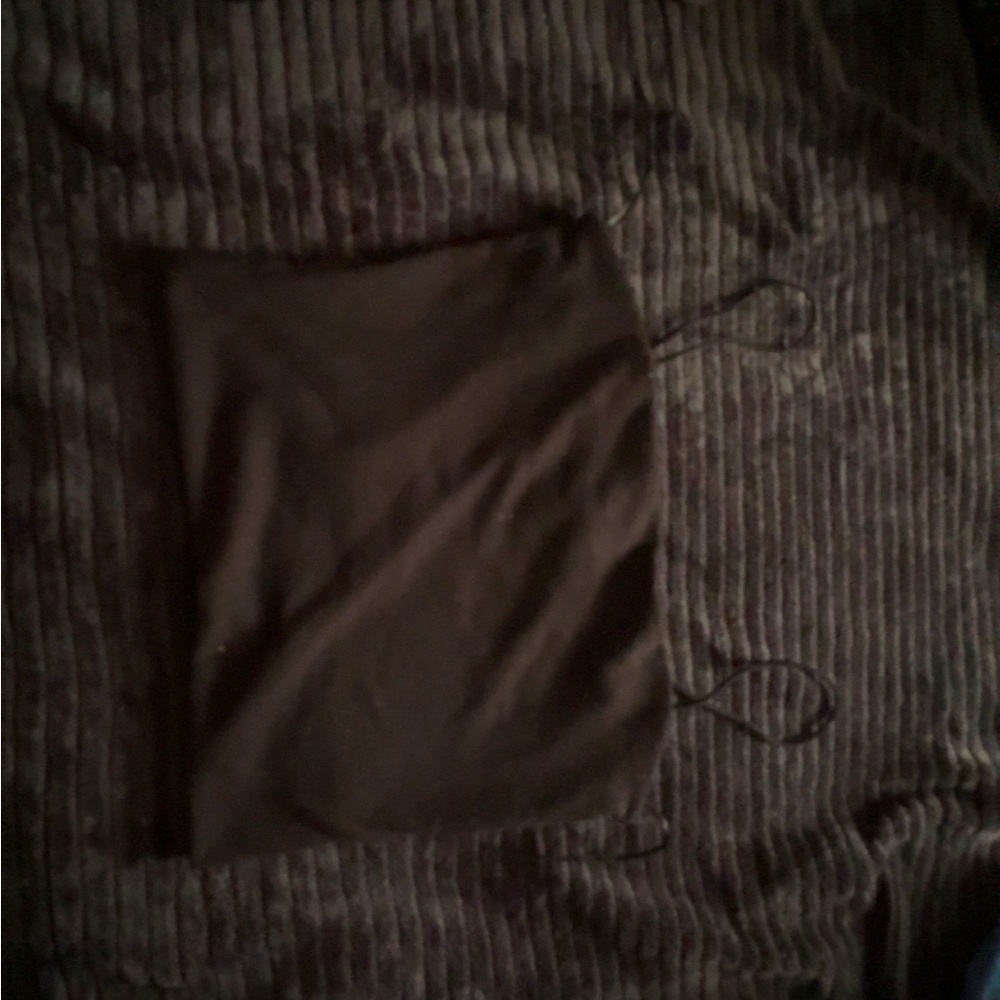 Papaya Black Crop Top